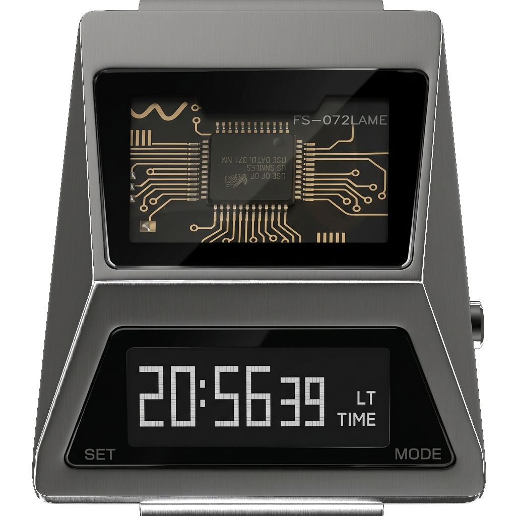 Benly Design Cyberpunk S3000 digital watch dial
